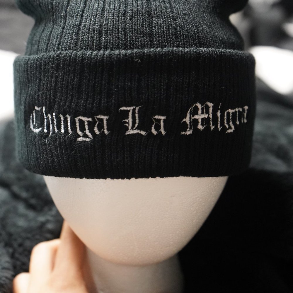 Embroidered Beanie Chinga La Migra